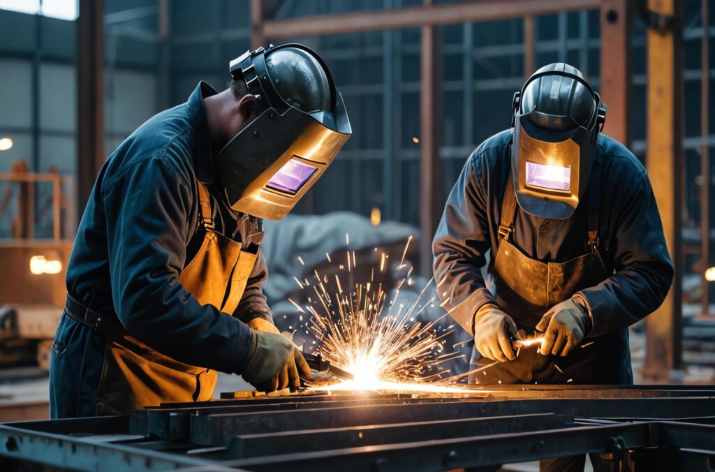 activities of construction workers people heavy work work activities construction projects free photo (1)