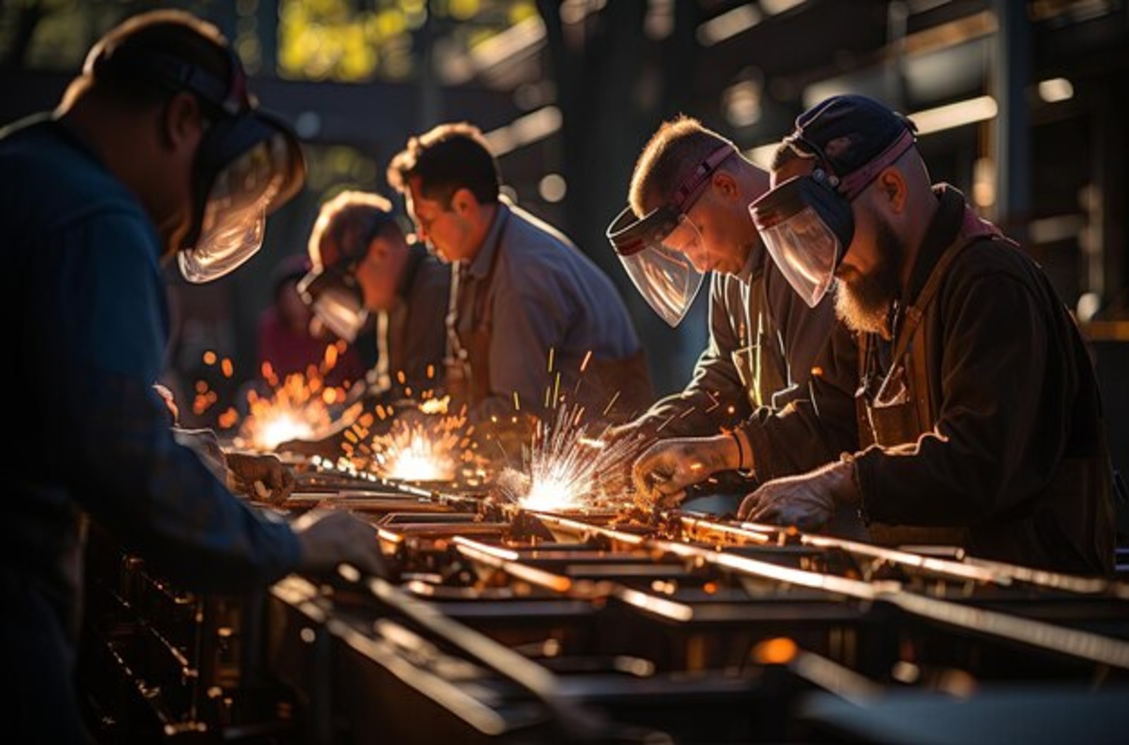 team welders crafting large steel structure 852340 37337 (1)